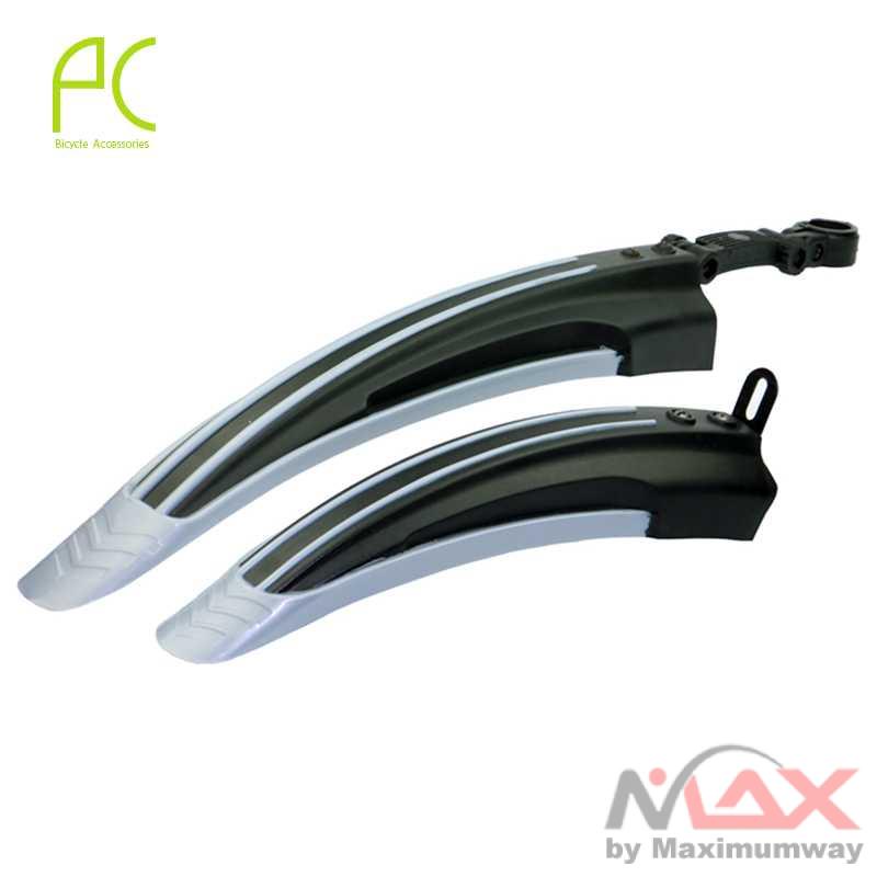 Spakbor Sepeda Depan &amp; Belakang aksesoris Sepeda MTB elektrik Lipat Gunung universal BMX part 2 Pcs Bicycle Mudguard Mountain Bike Fenders Set Mudguards Bicycle Mudguard Wings For Bicycle Front And Rear Fenders