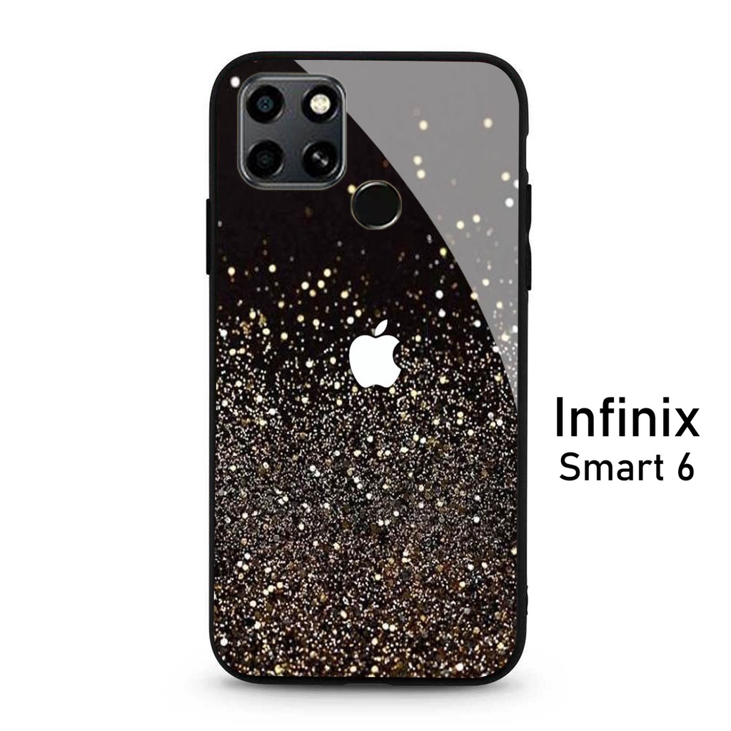 Case Infinix  Smart 6 - Softcase Glass Kaca Infinix Smart 6 - A78 - Case Hp Infinix Smart 6 - Casing
