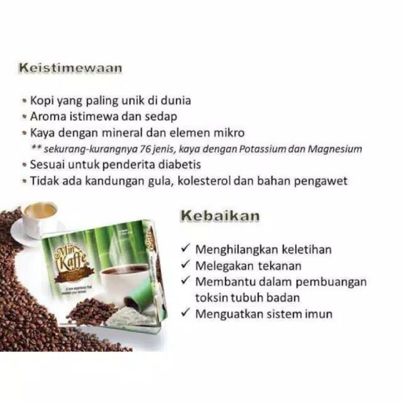 Kimsinar - Min kaffe kopi instant 20pcs