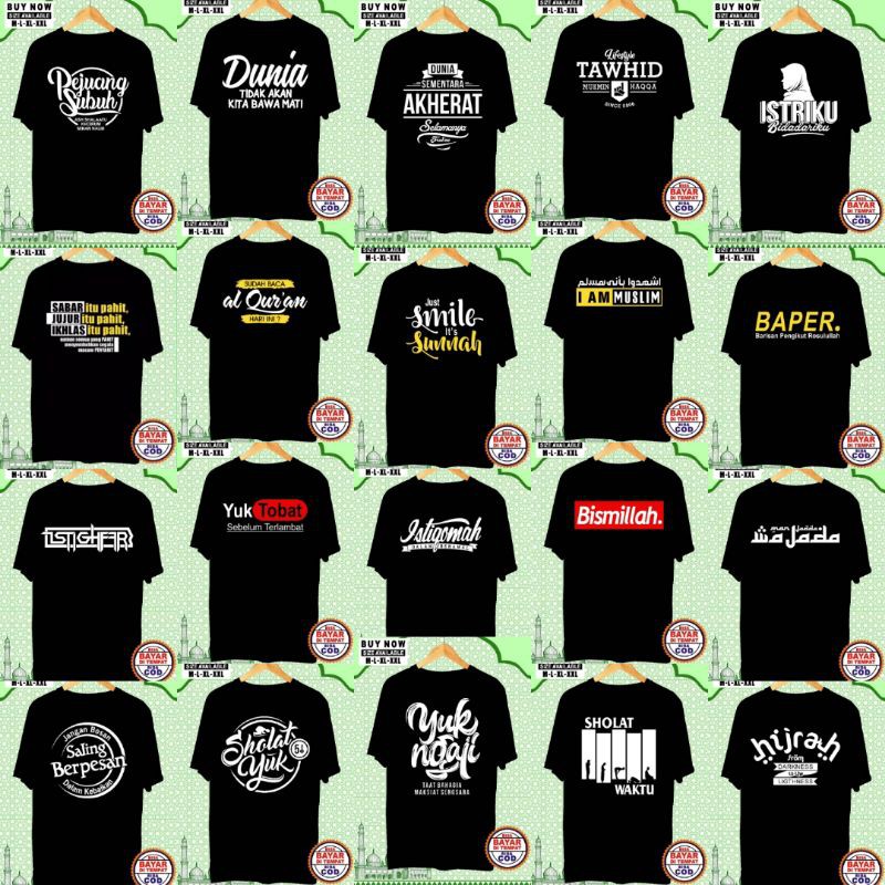 KAOS DAKWAH ISLAMI SUNNAH SANTRI / KAOS TERBARU / KAOS MUSLIM / DISTRO MURAH / PAKAIAN PRIA