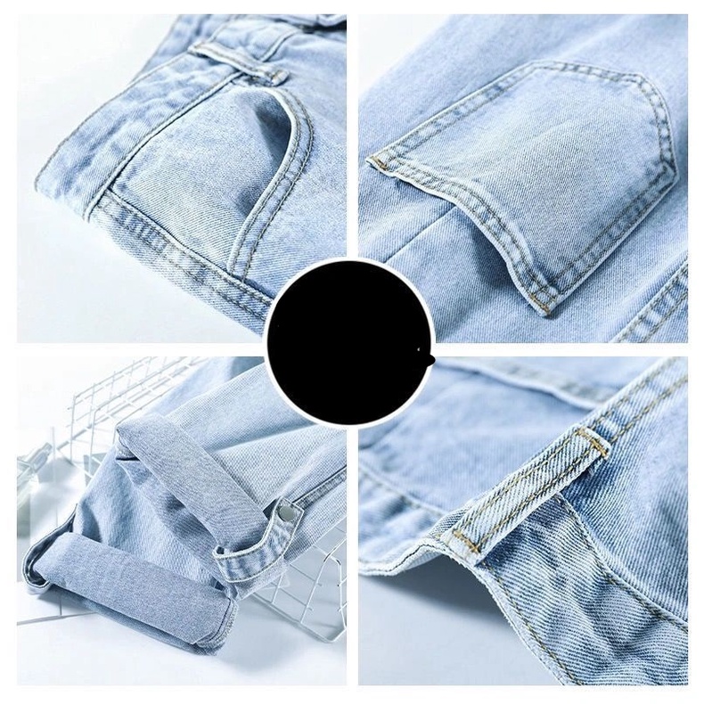 COD bf highwaist HW Jeans Wanita Celana Jeans Gaya Korea Boyfriend Jeans 2023