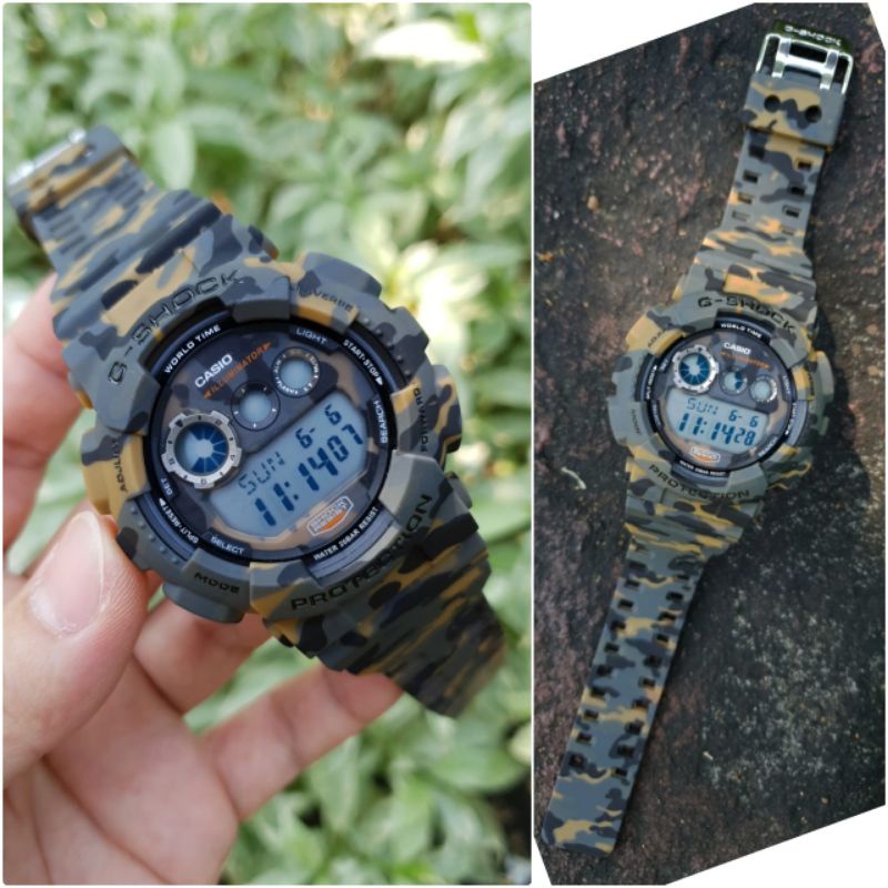 Jam Tangan Pria Casio G-Shock GD-120 Autolight / Casio G-shock GD-120 Rubber Army