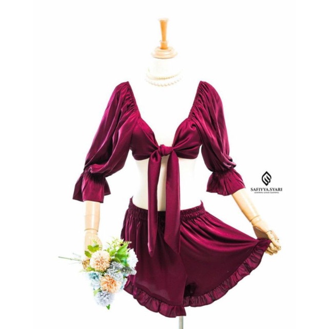 [Safiyya Syari] Sera Set / Daster / Baju Tidur Wanita / Lingerie