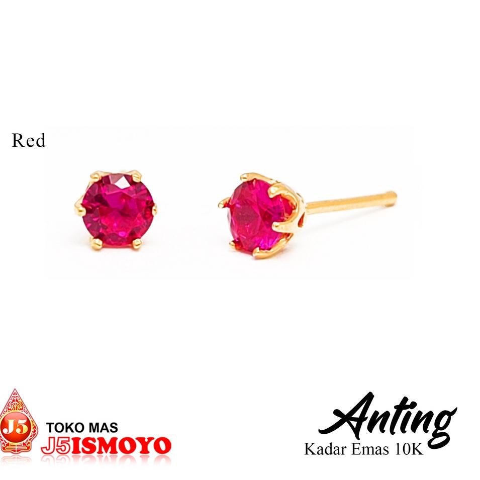 Wow Murah Meriah.. Anting Emas Tindik Dewi Batu Warna J5 Ismoyo