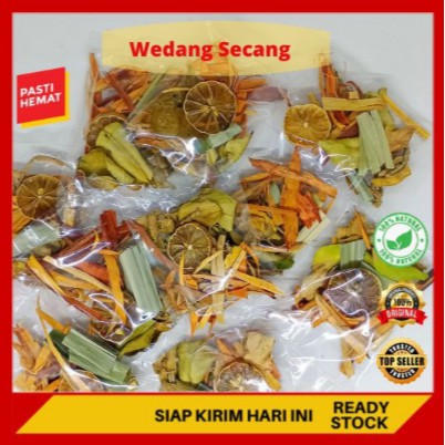 

Wedang Teh Secang Kunyit Lengkuas Daun Pandan Wangi Jeruk Purut JSR Store Atasi Flu Batuk Pegal Linu