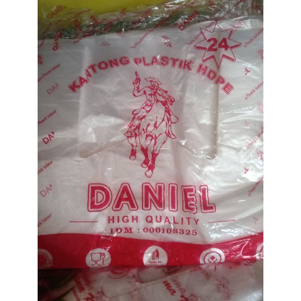 Kantong Kresek HD Bening High Quality Merk DANIEL 24