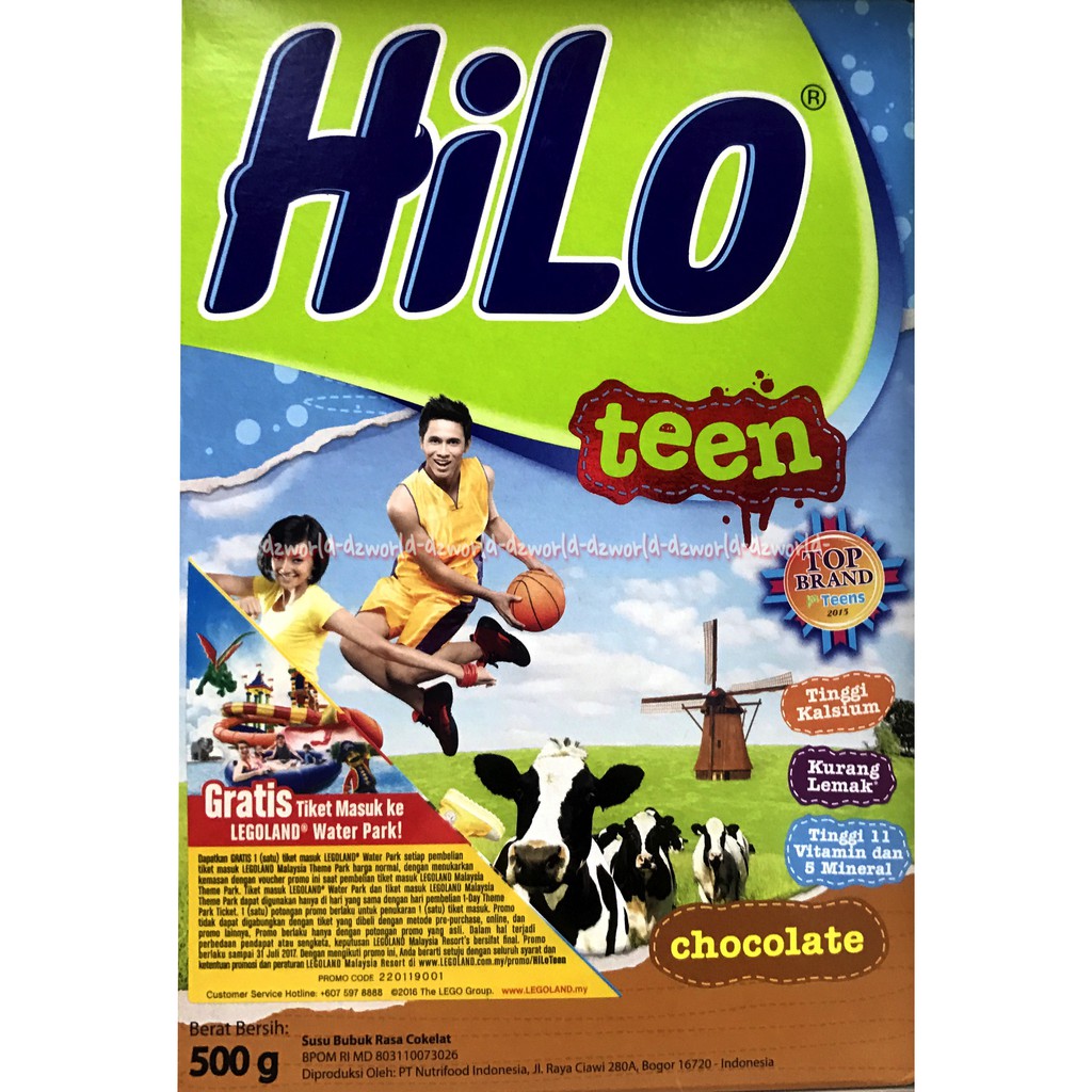 HILO Teen Chocolate 750gr Susu Hailo Untuk Remaja Coklat untuk Pertumbuhan Tulang Kalsium Cokelat