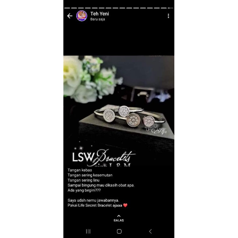 kalung dan gelang mci