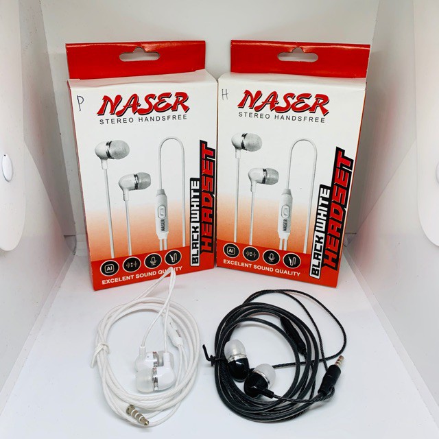 Headset NASER black&white
