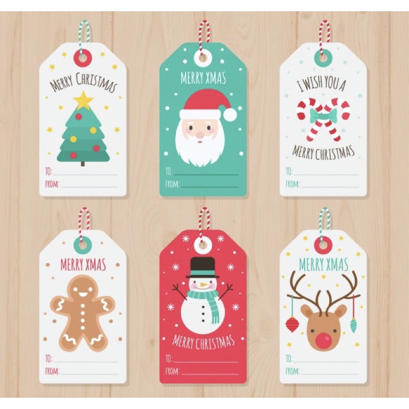 

TAG NATAL // CHRISTMAS TAG (isi 30-100 pcs)