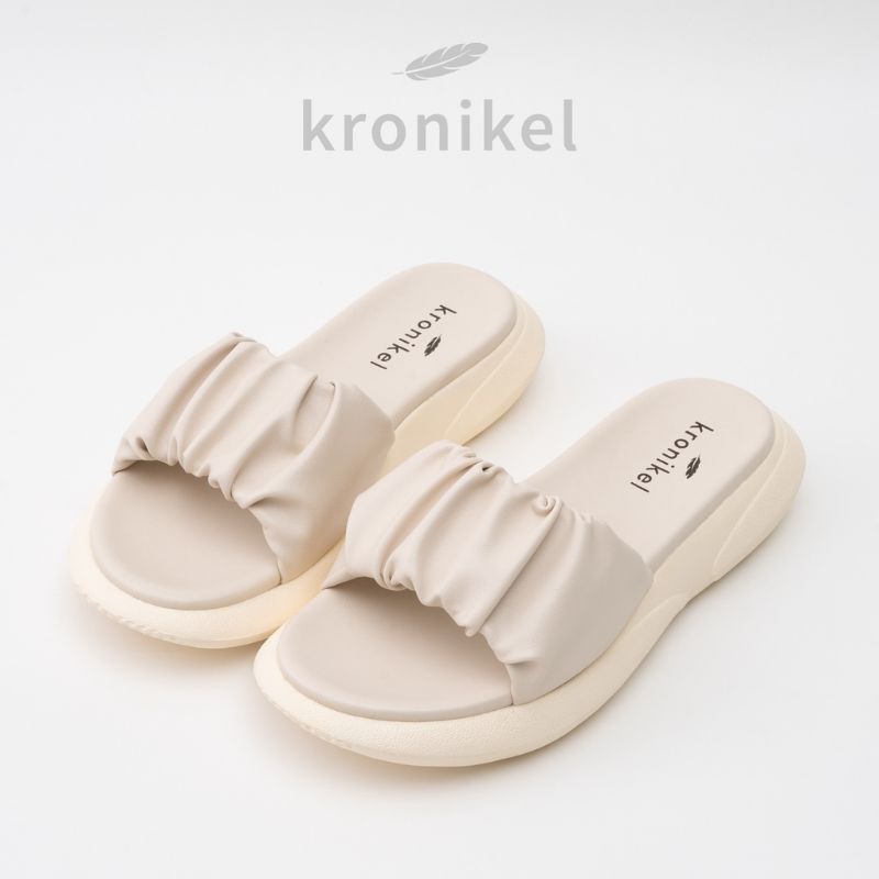 Sandal Kronikel Project - sandal slide | ELLEN - Ivory Size 38