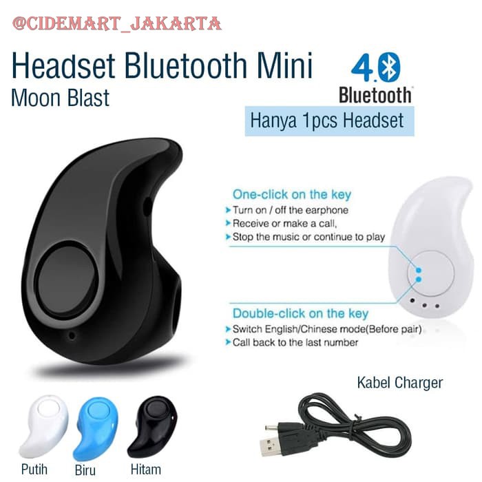 [ORIGINAL] HEADSET BLUETOOTH S530 MINI STEREO UNIVERSAL / HEADSET KEONG S-530