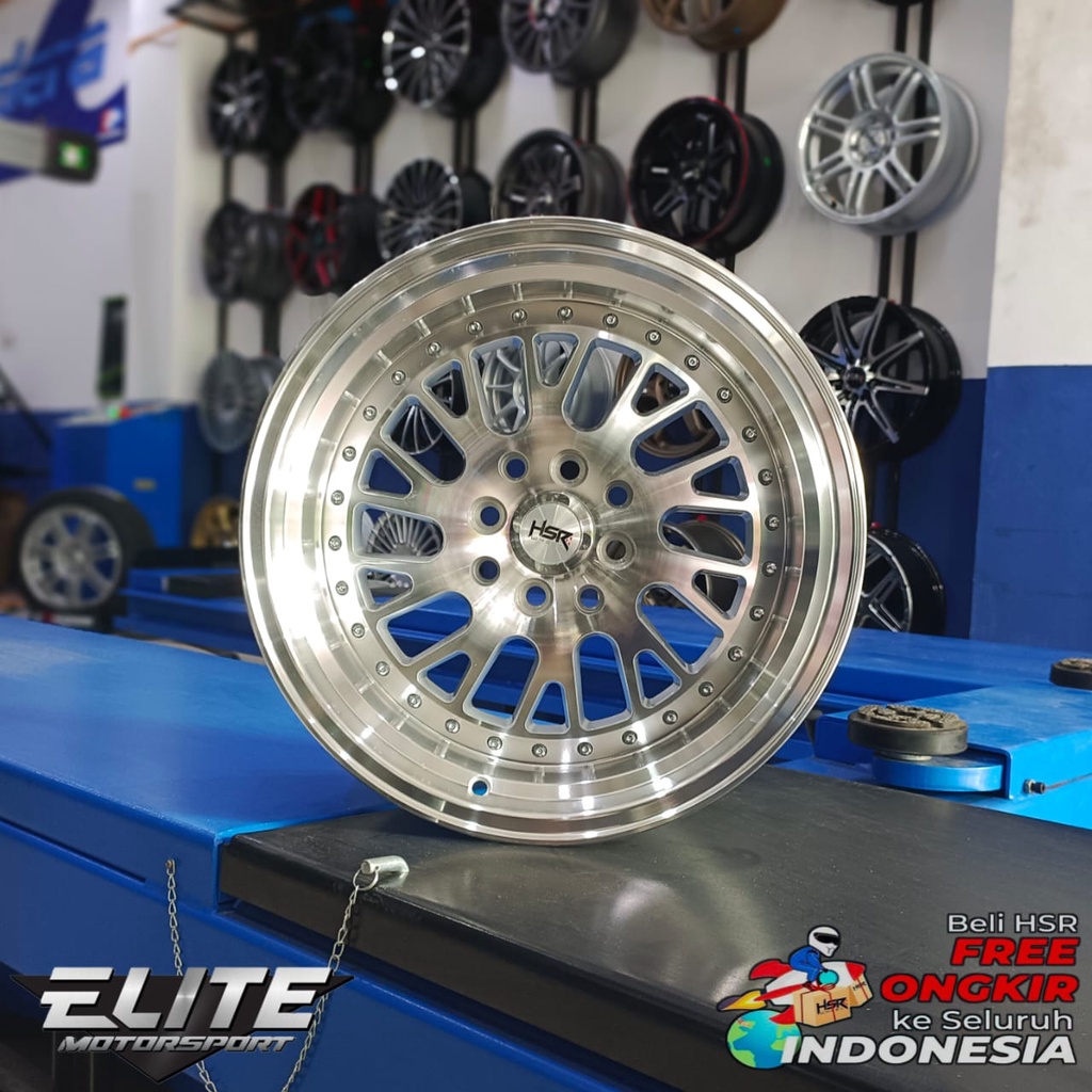 Velg Standar Brio Jazz Yaris Avanza R16x7/8 Lubang 4 Velg HSR Classic
