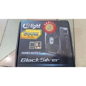 Power Supply Enlight 500W Black Silver 80+ Bronze