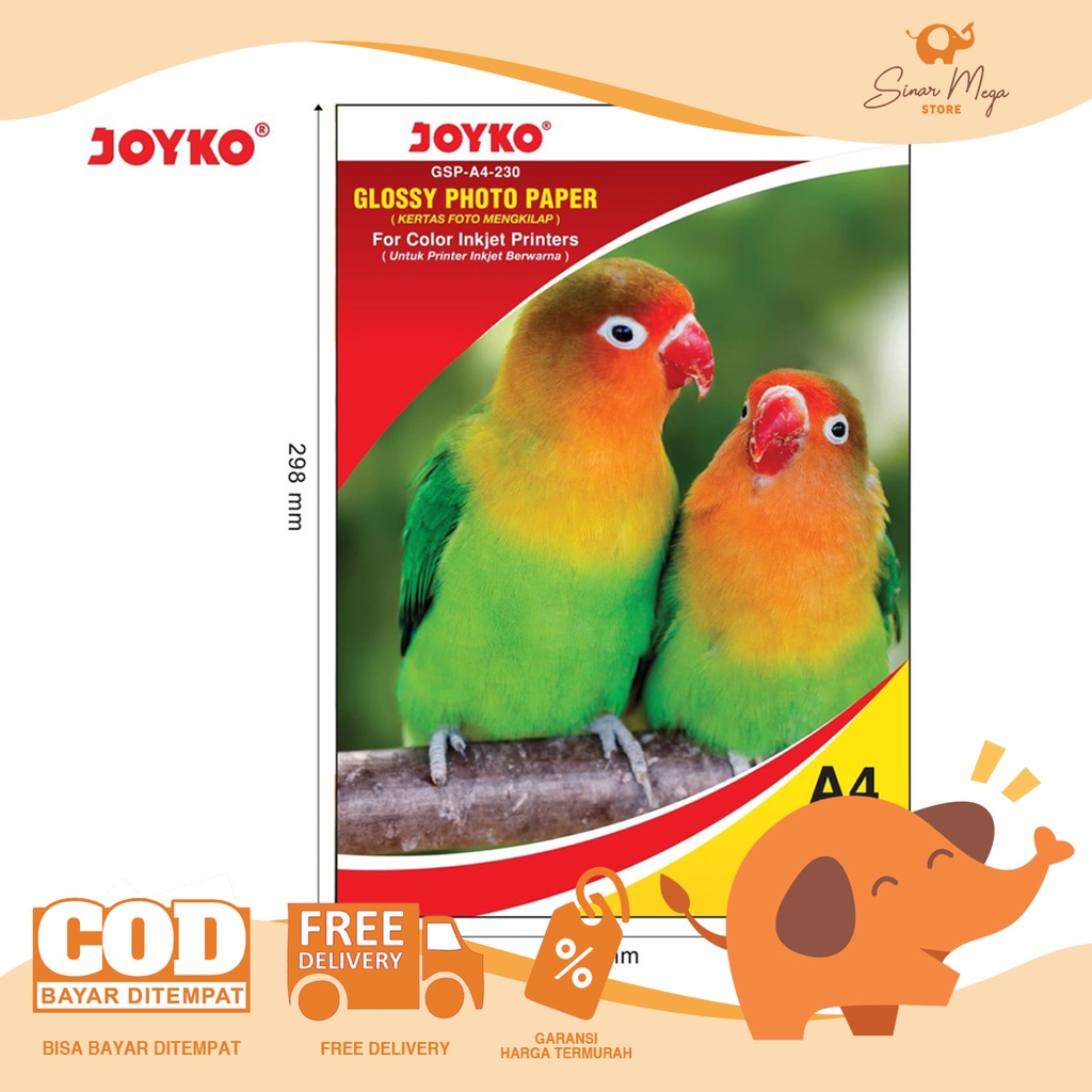 

Joyko Glossy Photo Paper A4 230gr