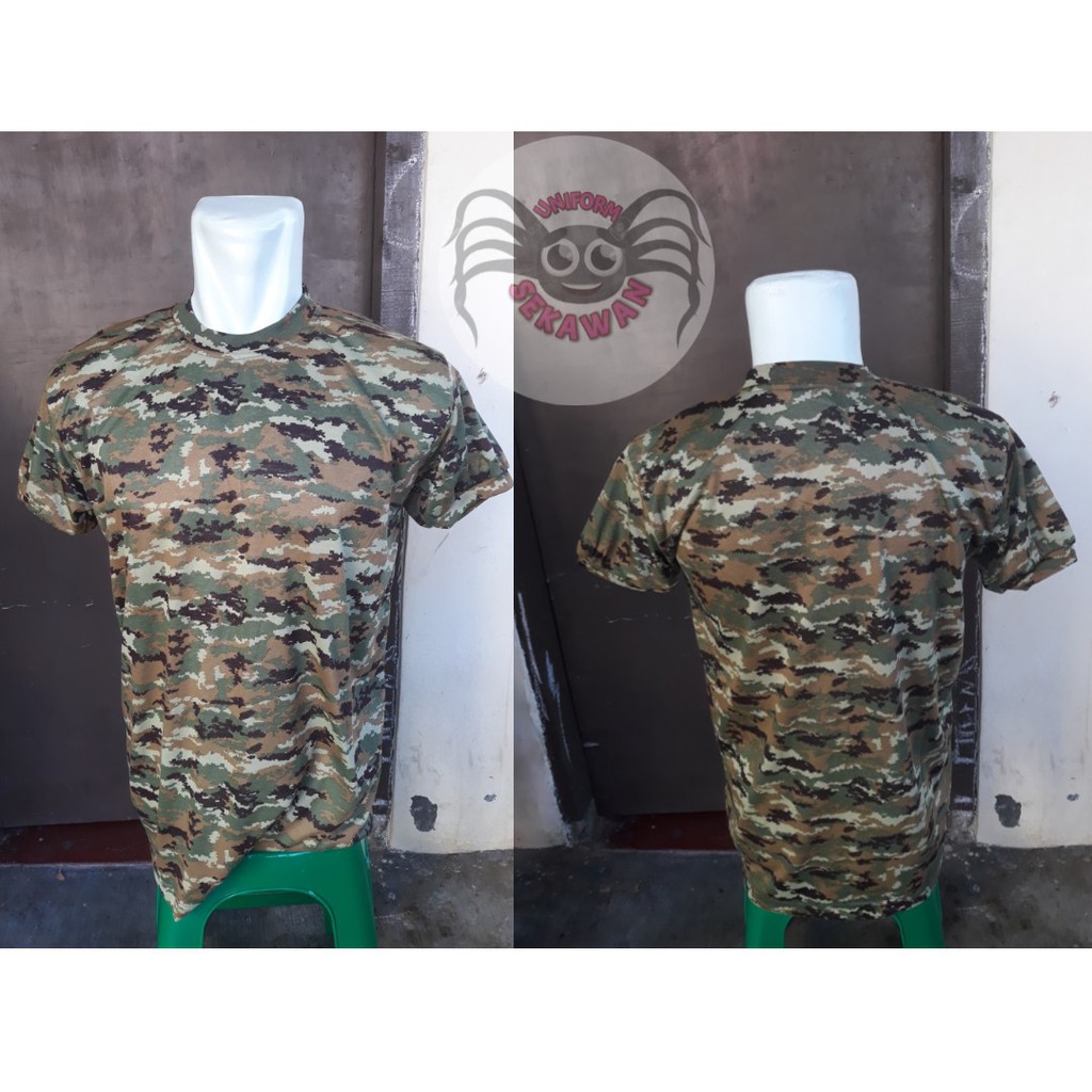 Kaos Pendek Loreng Kostrad Kaos Oblong Loreng LINUD TNI Army