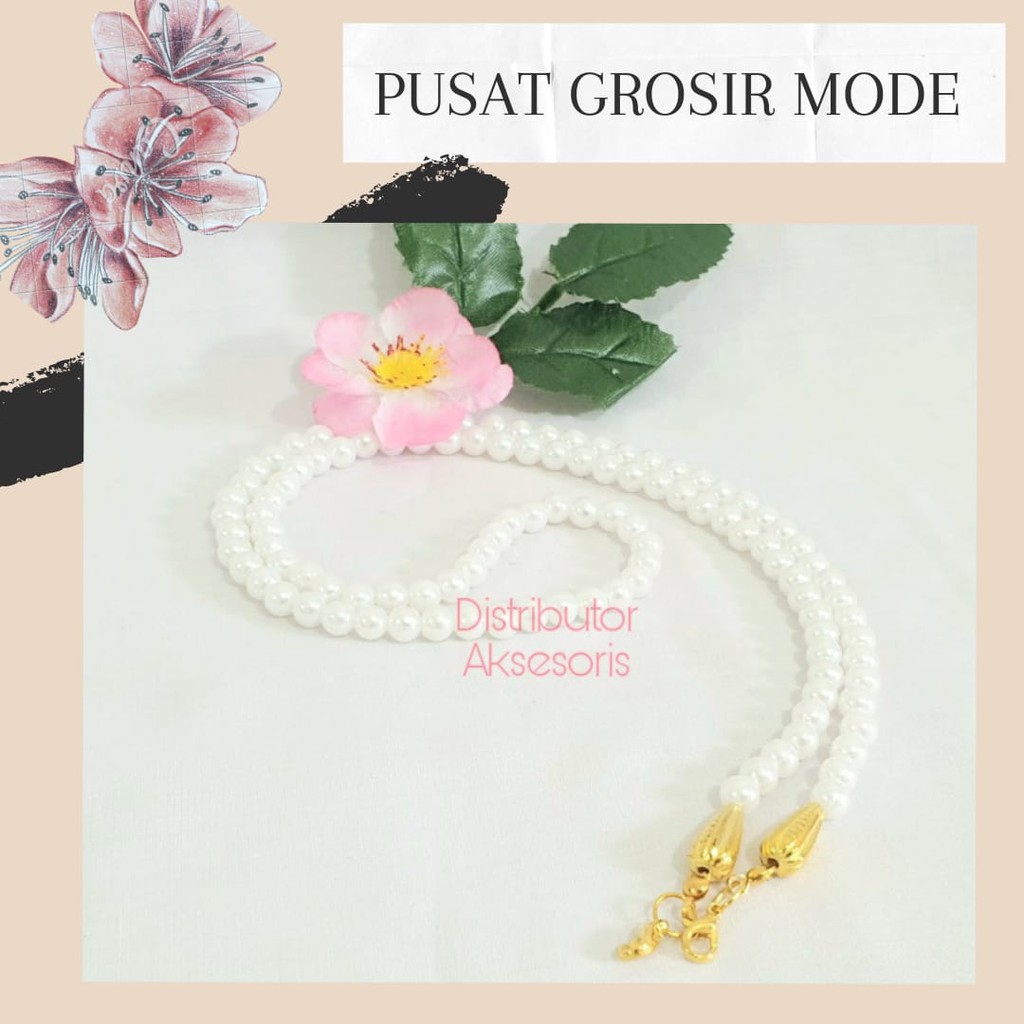 Gantungan Strap Masker PROMO BUY 10 GRATIS 1 Kalung Masker Mutiara Glossy PGM L27