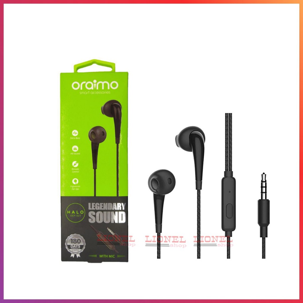 Headset Oraimo Original Legendary Sound Bass