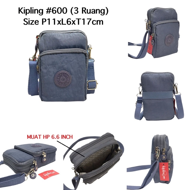 Tas selempang Handphone Kipling 600 / tas hp/'tas selempang anak/tas jalan anak anak
