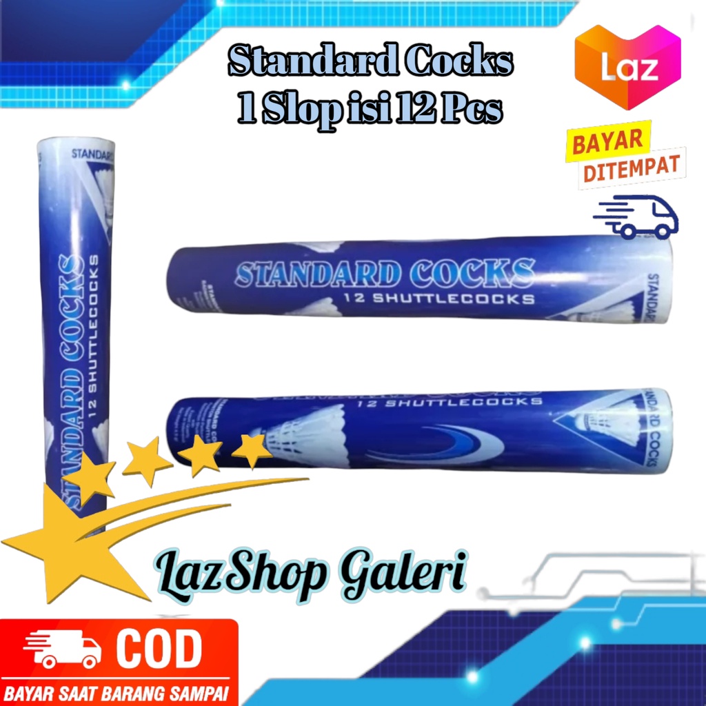 kok murah isi 12 pcs / kok bulu tangkis 1 slop / kok standard / kok badminton / standard kok