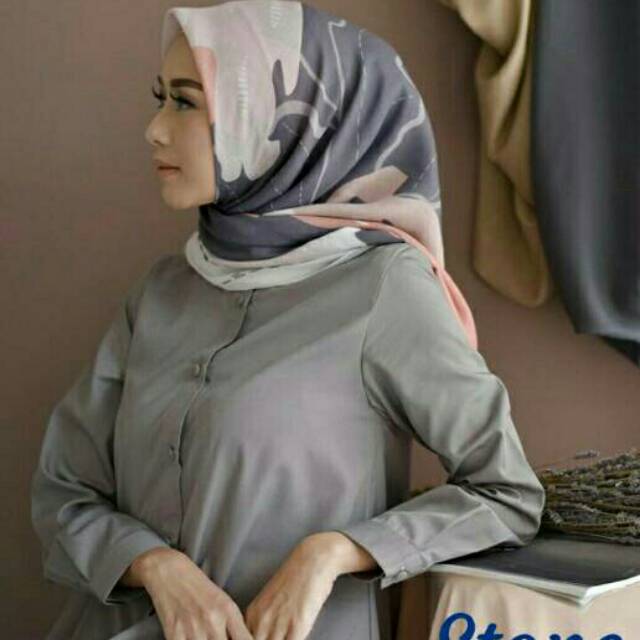 Kerudung hijab segi empat pacifia scarf reject minor by wearing klamby