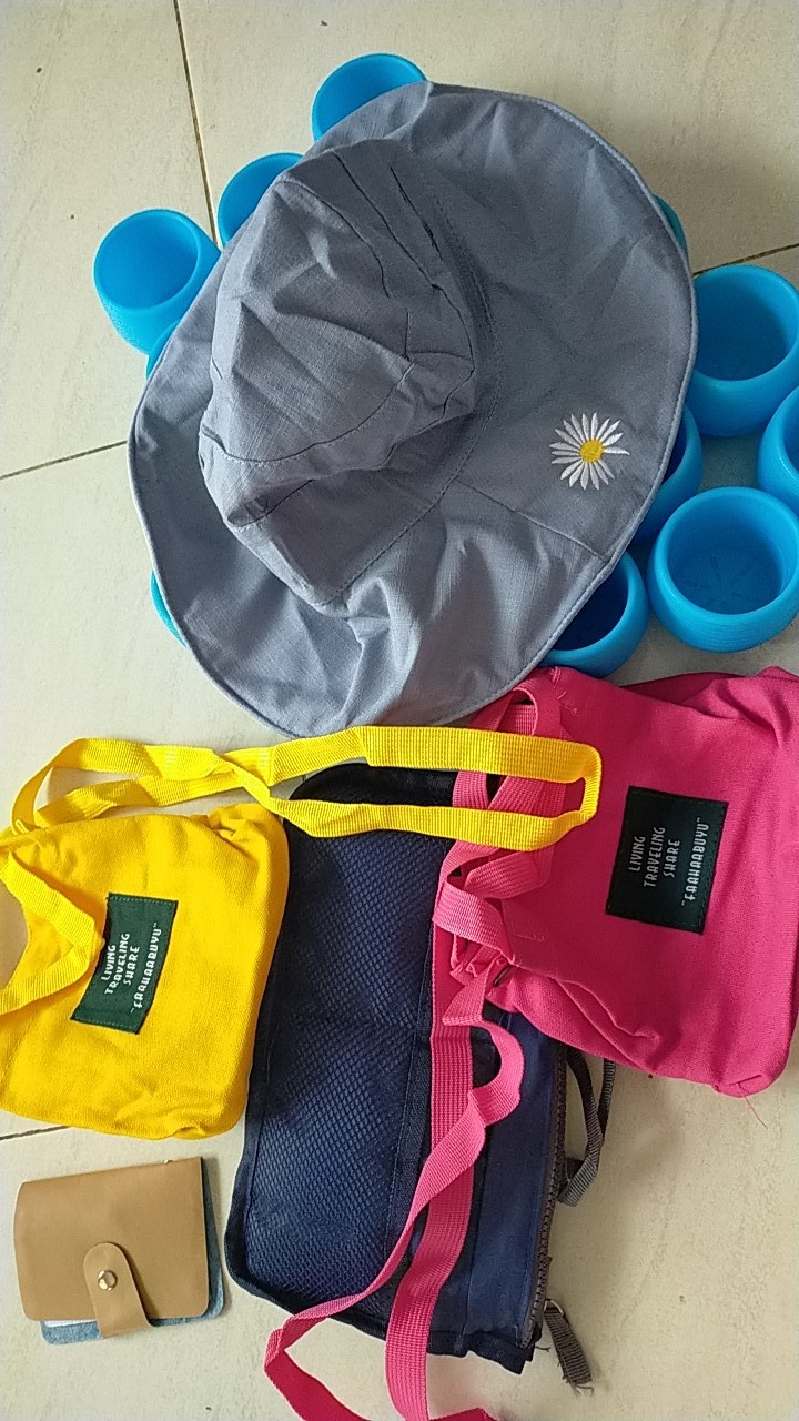 {lav - H686 Dual Bag Korean / Bag Organizer Dual Zipper / Tas Multifungsi Import Batam / Travel Bag