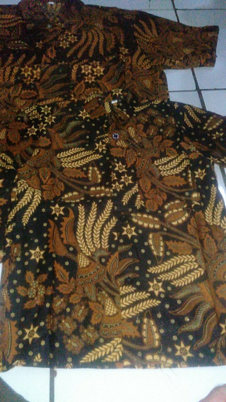 M, L, Xl, Xxl Kemeja Batik Pria Lengan Panjang New Arrival Distro Batik Pria Batik Ipnu-ippnu Pria
