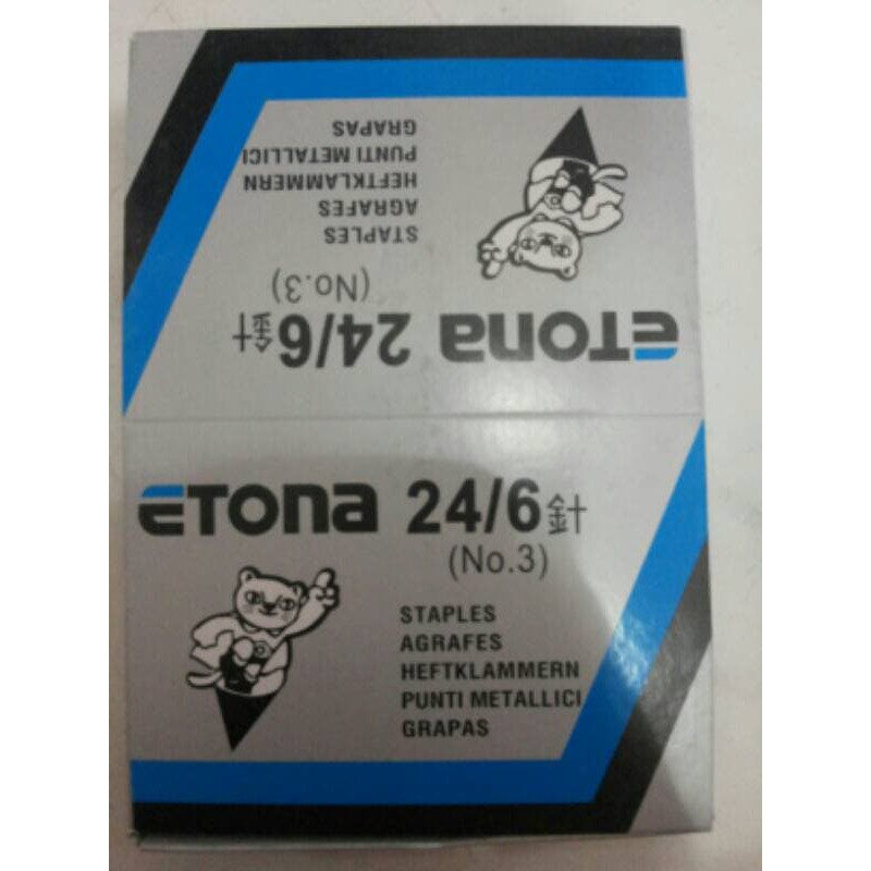 

Refill/Isi Stapler Etona Besar No 24/6