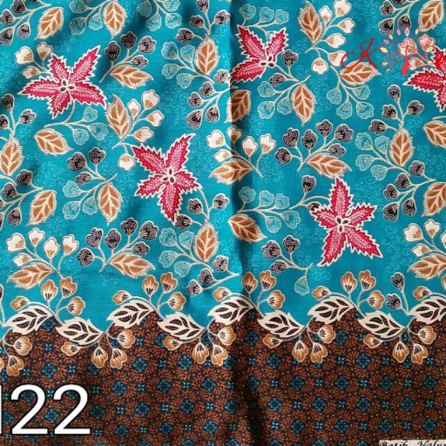 KIM SHOP - Kain Batik Sutra -  M22 / Meteran Printing Premium