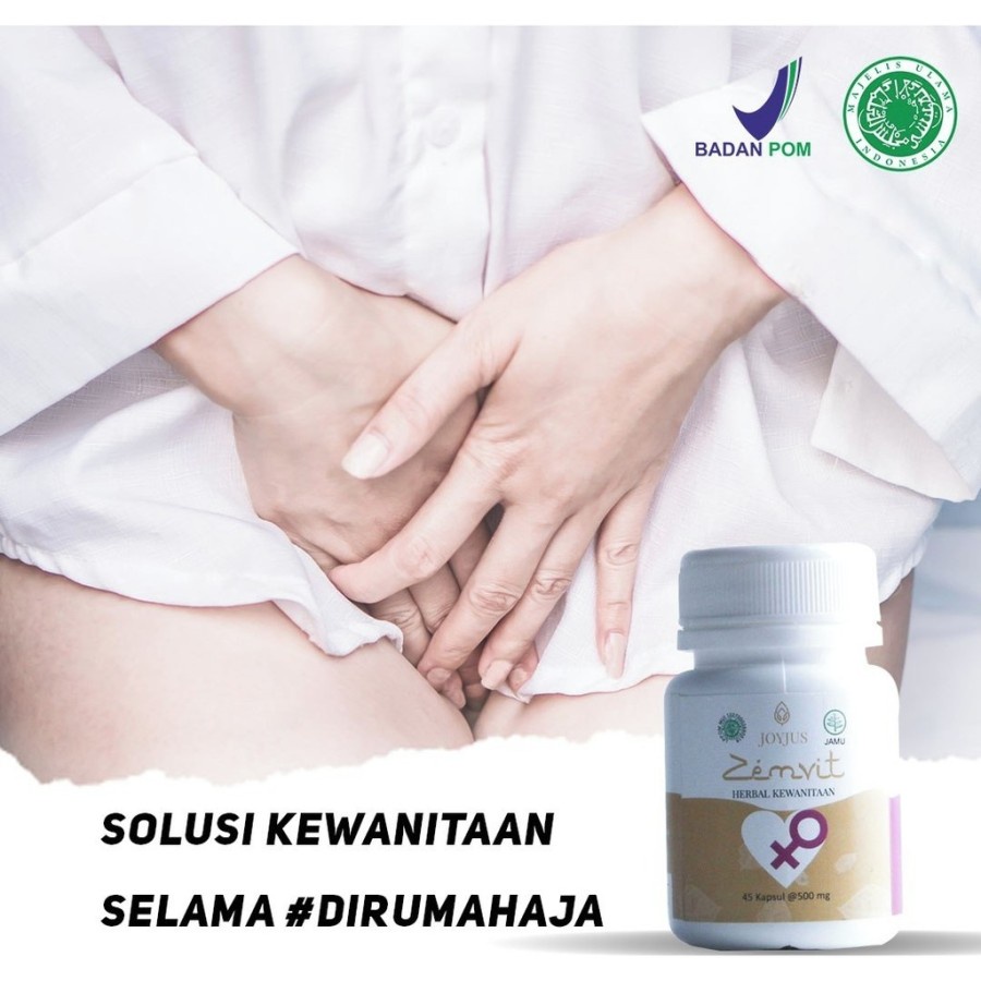 Joyjus Zemvit Pelancar Menstruasi &amp; Pereda Nyeri Haid / Mengencangan Miss V / MINUMAN HAID Perapat Zemfit