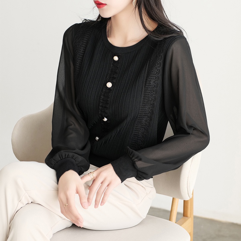 【Elegant】Summer Round Neck  Loose Knitted T-Shirt 7383