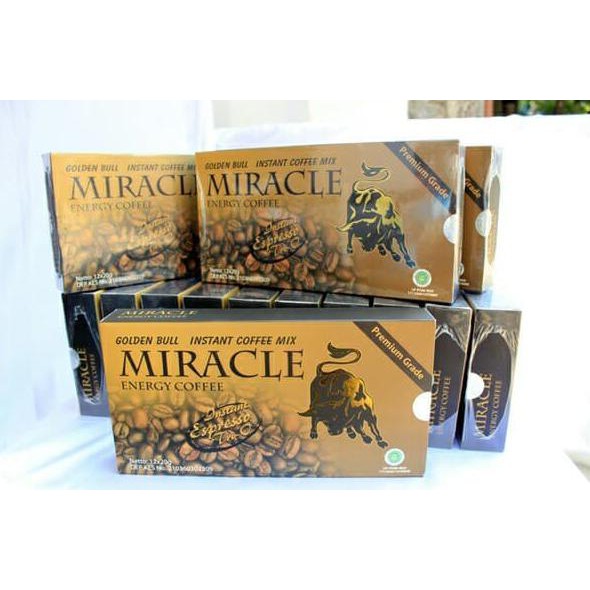 

Kopi Miracle isi 12 Sachet Asli | Mirale Coffee | Miracle Original