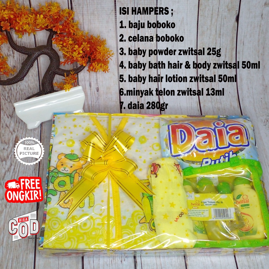 COD Kado bayi murah Pakaian bayi Hampers bayi Parsel bayi Paket bayi Gift box baju bayi Setelan baju bayi Kado cussons bayi Kado zwitsal bayi Set baju bayi baru lahir Kado jenguk bayi / Zafka Store id