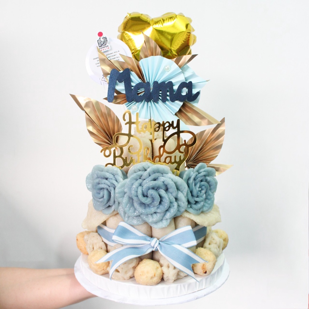 

PEMPEK CAKE / PEMPEK BIRTHDAY TOWER / KUE ULANG TAHUN PEMPEK - LARGE