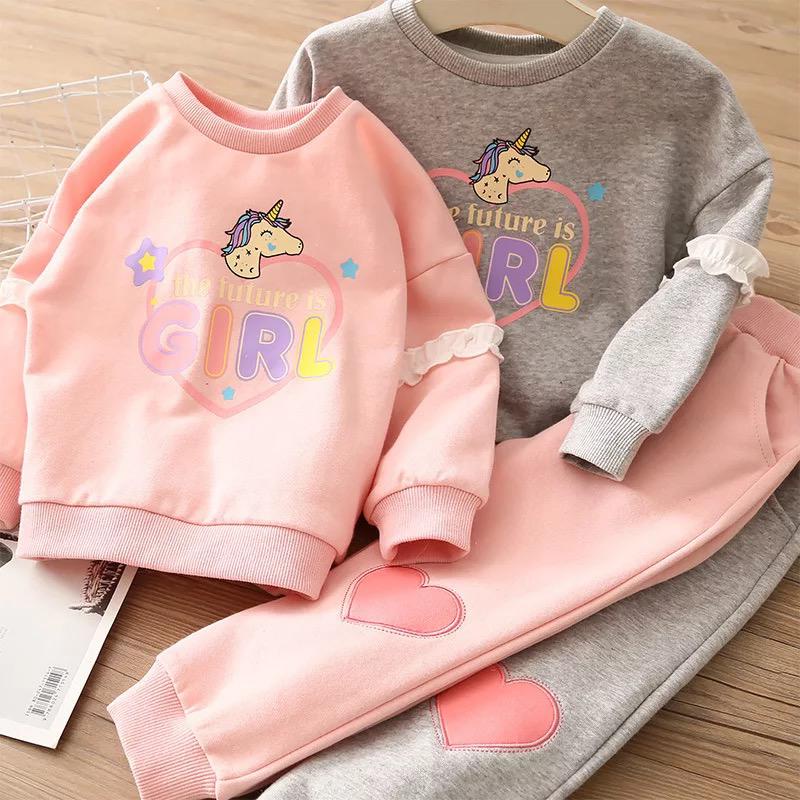 SET SWEATER RENDA 1-3 Th Setelan Anak Perempuan