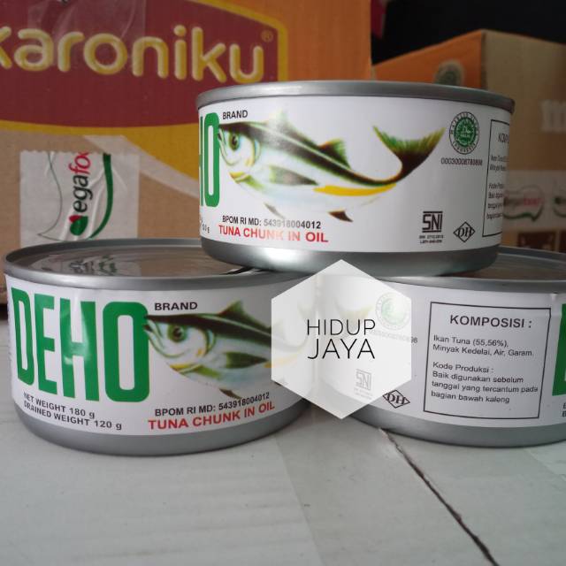 

DEHO Tuna Chunk in Oil 180gr