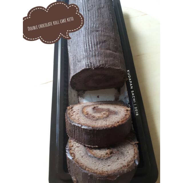 

Double Chocolate Roll Cake Keto