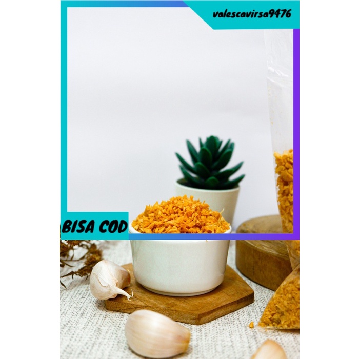

⭐BISA COD⭐ Bawang putih goreng Jojo Cincang 250 Gr First hand