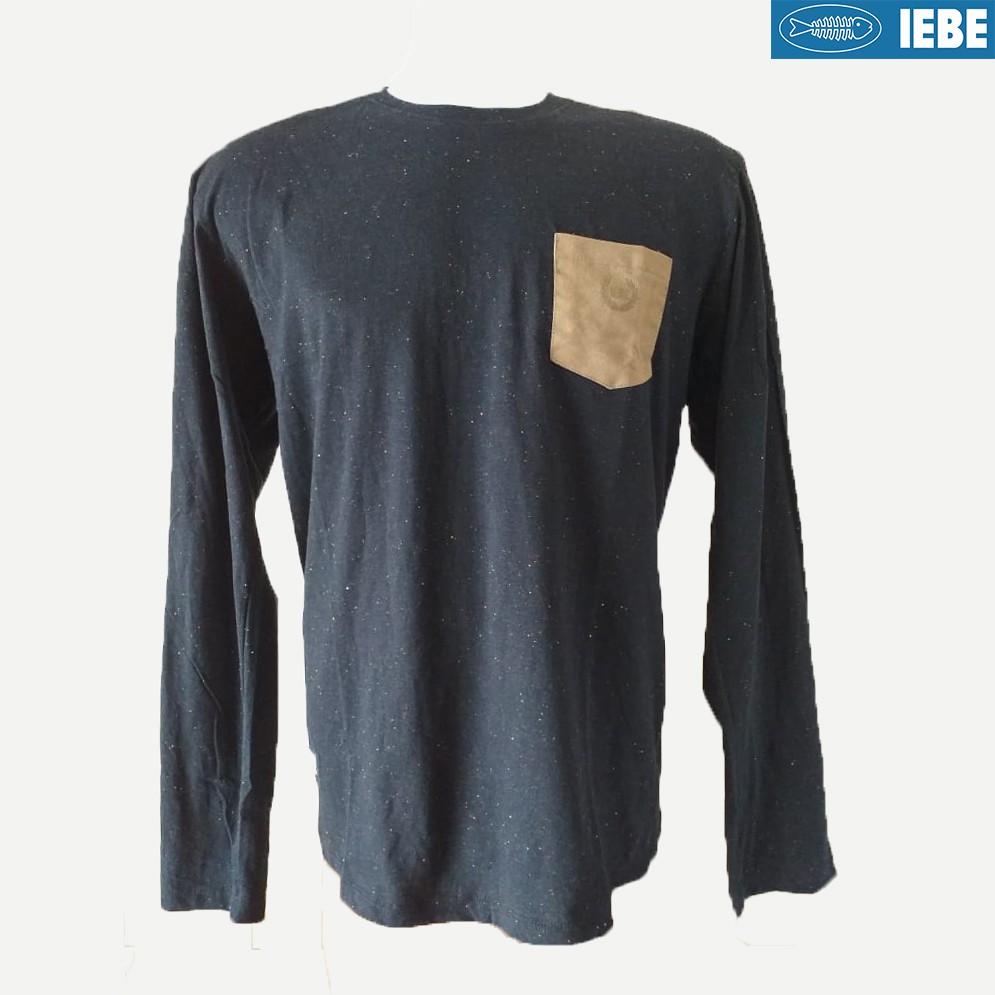 

IEBE Kaos Lengan Panjang Pria Casual C1HJ8028