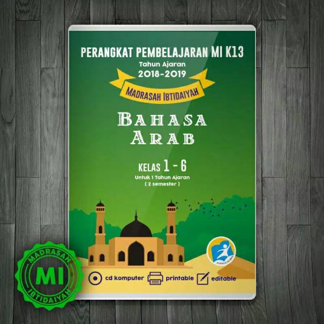 Rpp k13 CD perangkat pembelajaran MI khusus mapel BAHASA ARAB