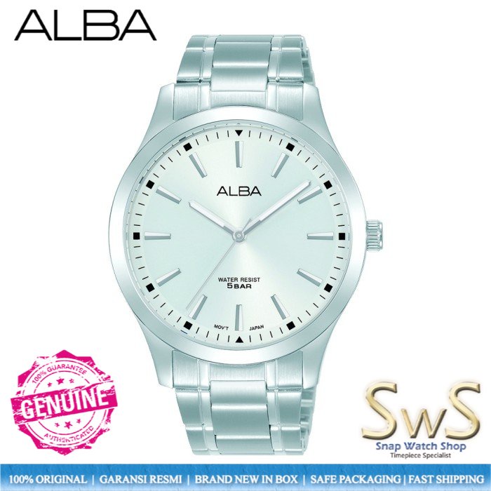 Alba Quartz ARX017 Stainless Steel Original Resmi Jam Tangan Pria