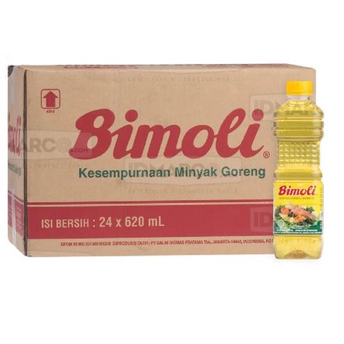 MINYAK GORENG BIMOLI 620ml Botol 1 KARTON