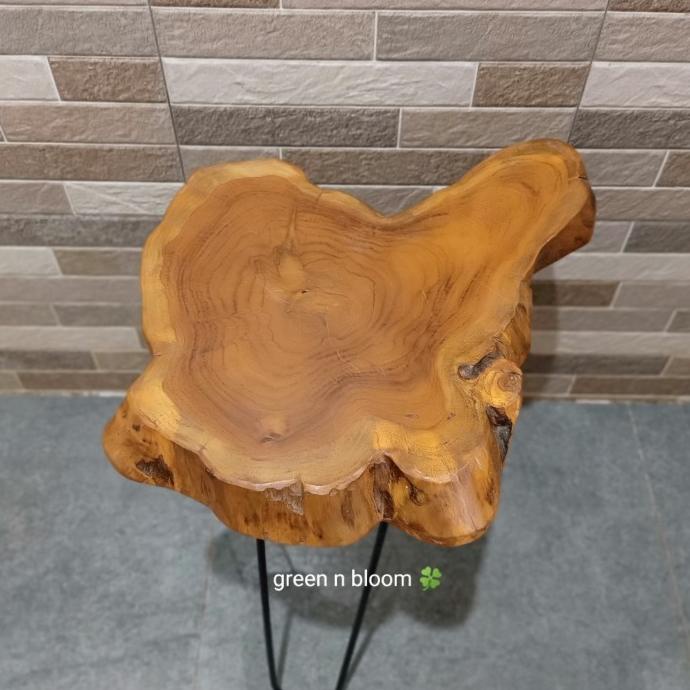 Standing planter kayu jati / kaki pot kayu