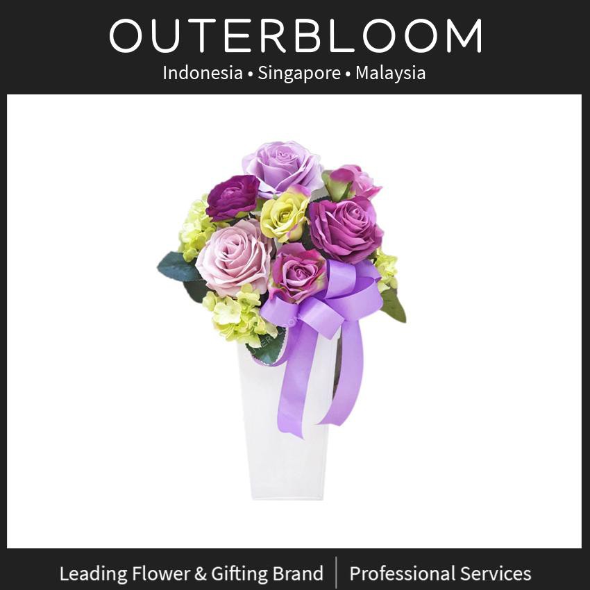 bunga meja kantor   outerbloom royal delight   artifical flower