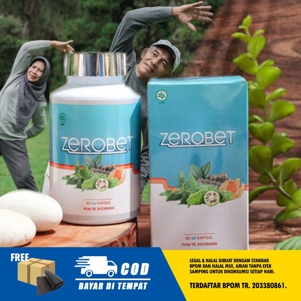 (DIJAMIN ORI) Zerobet Herbal Alami BPOM Atasi Diabetes 5x Lebih Cepat