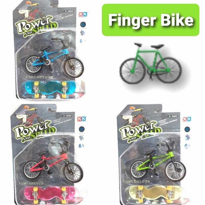 $$$$] Finger Bike BMX + Finger Board Mainan diecast Sepeda Mirip Tech Deck