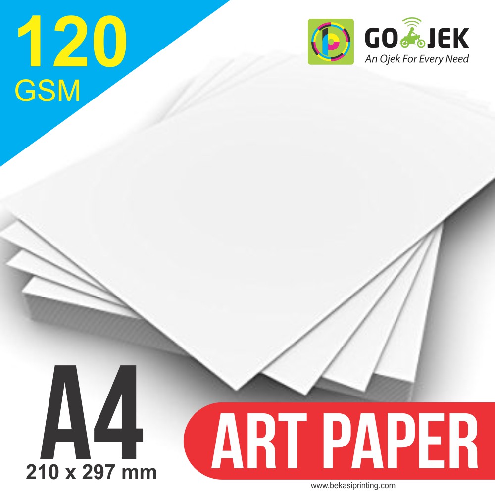 Kertas Art Paper 120 gram Ukuran A4 | Shopee Indonesia