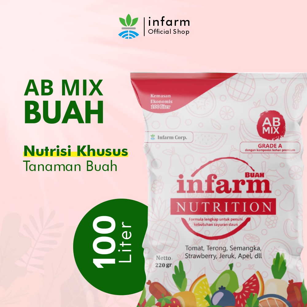 Jual INFARM - Nutrisi Ab Mix Buah Untuk 100 Liter Pupuk Konvensional ...