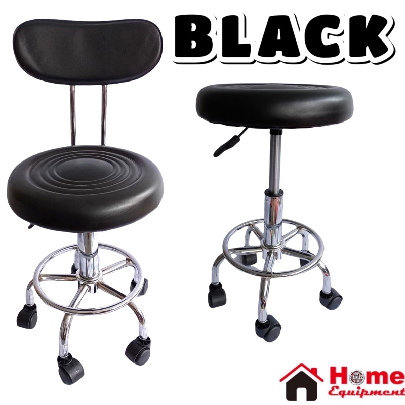 KURSI KANTOR KURSI SERBAGUNA KURSI ADA RODA DAN BISA BERPUTAR 360° HARGA MURAH (ADA SANDARAN DAN TANPA SANDARAN) KUAT KOKOH ELEGAN NYAMAN DIDUDUKI-HITAM