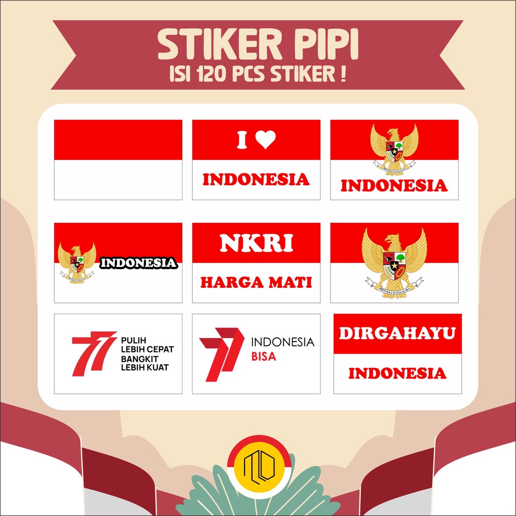 Jual Sticker Pipi Bendera Merah Putih Stiker Hut Ri Kemerdekaan Porn Sex Picture 4896